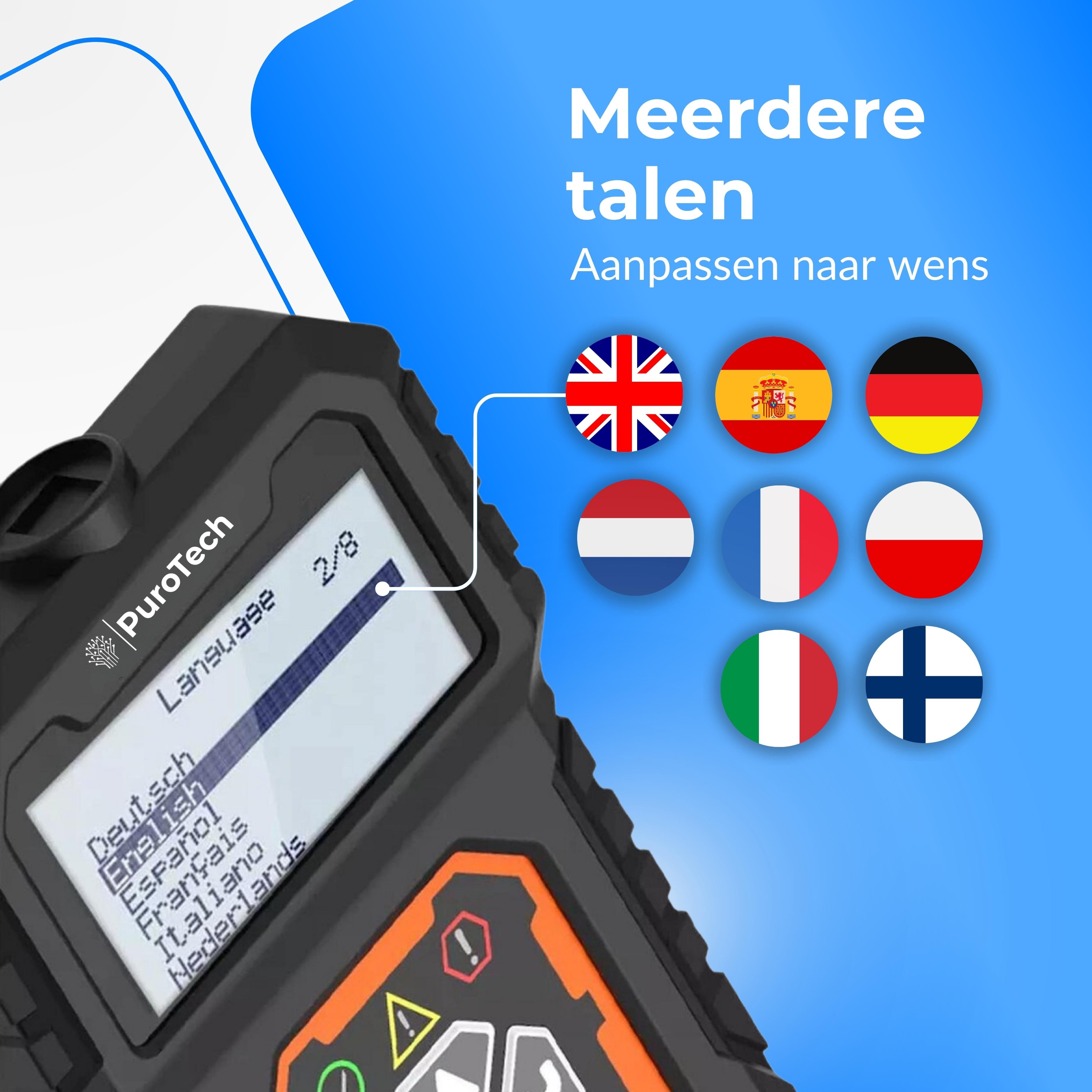 PuroTech OBD2 Scanner - OBD - Diagnosecomputer - Storing Verwijderen - Uitleesapparatuur – Auto Accessoires - Auto Uitlezen - Diagnose apparatuur voor auto's - Motorstoring - Nederlandse Handleiding
