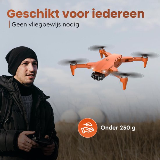 PuroTech Ultra Smart Drone - 4K UHD Camera - Drone Met Camera voor Buiten/Binnen - 4K Full HD Dual Camera - 50x Zoom - 3 Accu's - 84 Minuten Vliegtijd - Foto - Video - Quadcopter