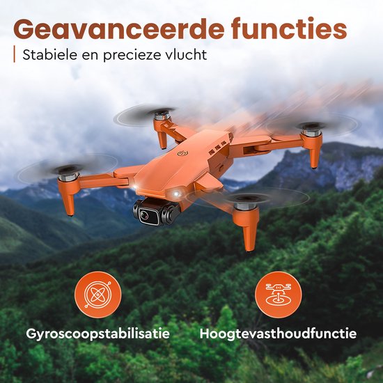 PuroTech Ultra Smart Drone - 4K UHD Camera - Drone Met Camera voor Buiten/Binnen - 4K Full HD Dual Camera - 50x Zoom - 3 Accu's - 84 Minuten Vliegtijd - Foto - Video - Quadcopter