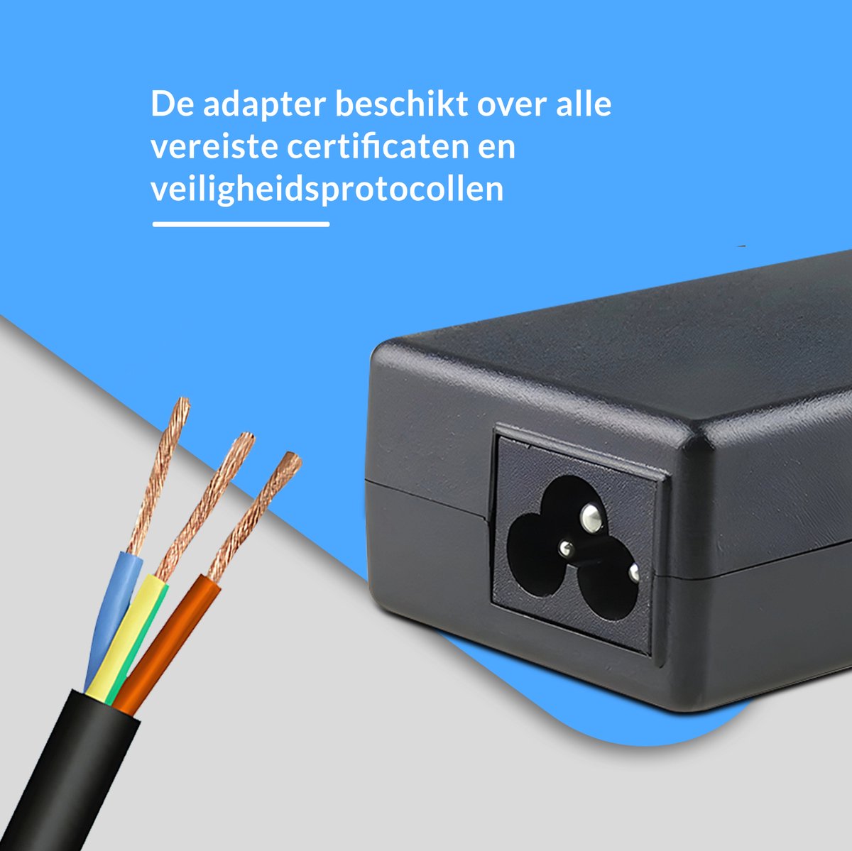 Velociy® Universele Laptop Adapter - Laptop Oplader - Alle Merken - 45W-65W-90W - Asus - Acer - HP - Dell - Lenovo - Samsung - Sony