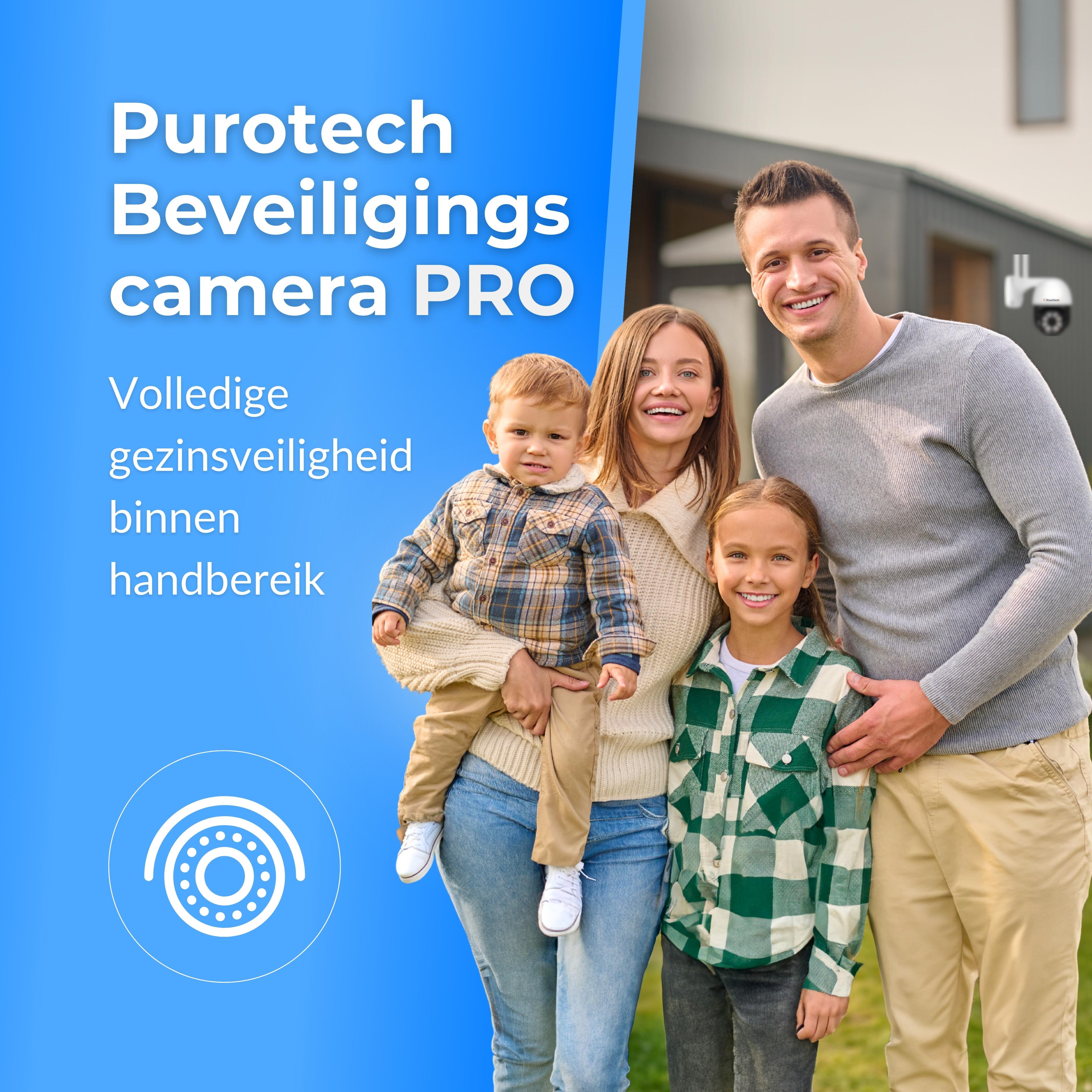 PuroTech Beveiligingscamera Pro - Nachtzicht - WiFi en App - 5MP