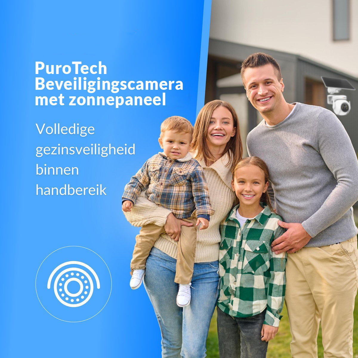 PuroTech Solar Beveilingscamera Core - WiFi en App - 3MP